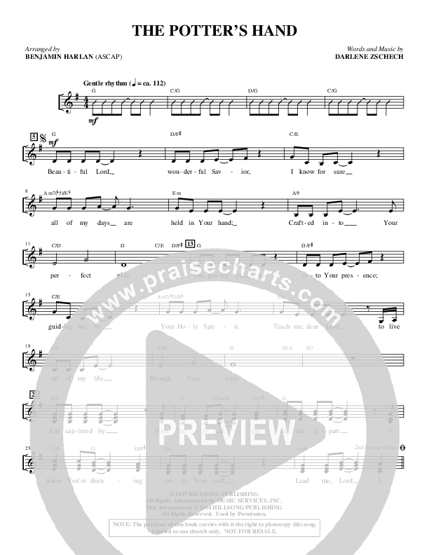 The Potter's Hand (Choral Anthem SATB) Choir Sheet (SATB) (Alfred Sacred)