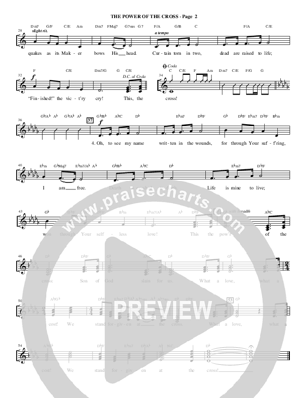 The Power Of The Cross (Choral Anthem SATB) Choir Sheet (SATB) (Alfred Sacred)