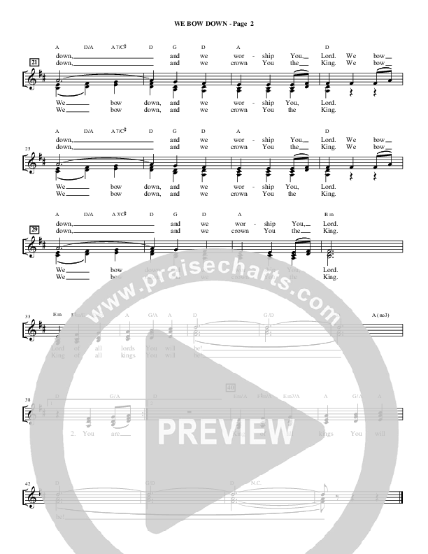 We Bow Down  (Choral Anthem SATB) Choir Sheet (SATB) (Alfred Sacred)