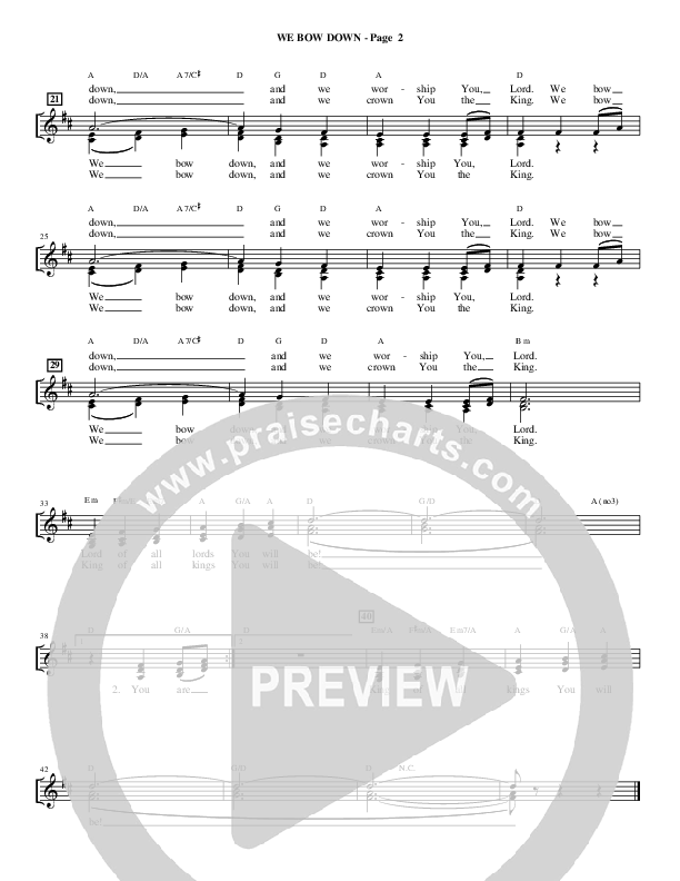 We Bow Down  (Choral Anthem SATB) Choir Sheet (SATB) (Alfred Sacred)