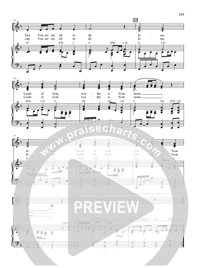 You Are My All In All (Choral Anthem SATB) Piano/Vocal (Alfred Sacred)