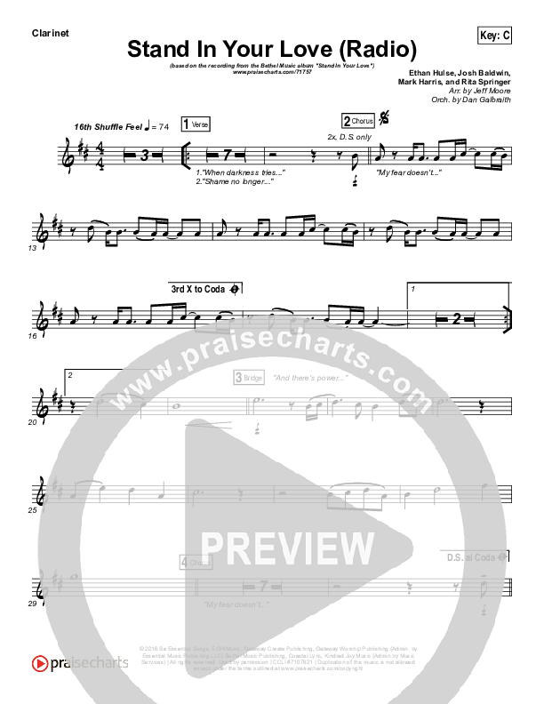 Stand In Your Love (Radio) Wind Pack (Bethel Music / Josh Baldwin)