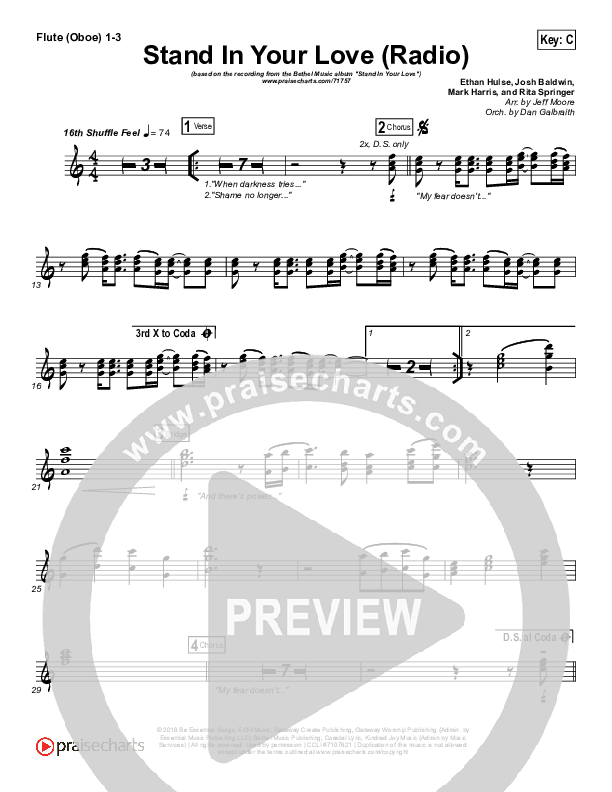 Stand In Your Love (Radio) Wind Pack (Bethel Music / Josh Baldwin)