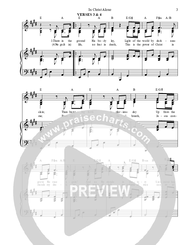 In Christ Alone Piano/Vocal (SAT) (Dennis Prince / Nolene Prince)