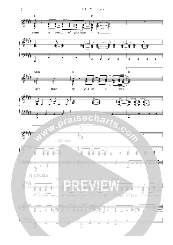 Lift Up Your Eyes Piano/Vocal (SAT) (Dennis Prince / Nolene Prince)