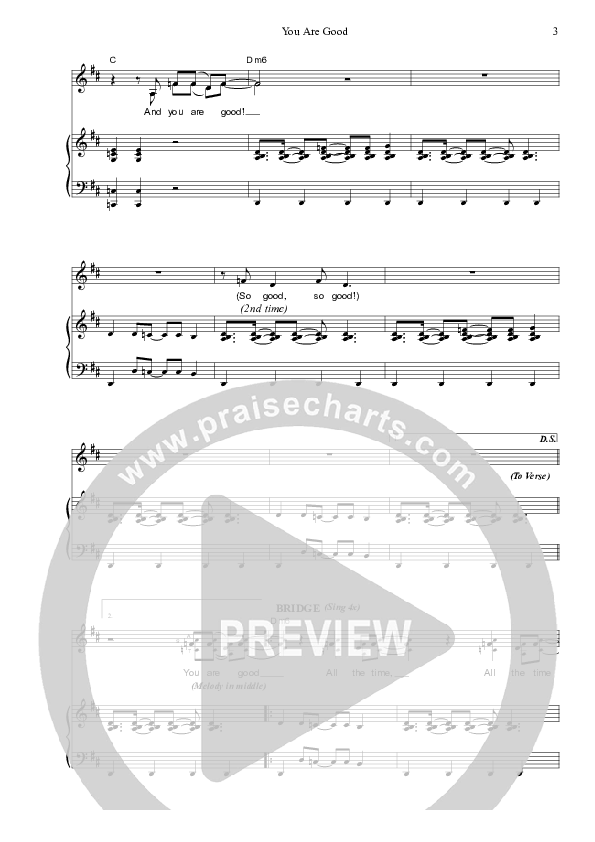 You Are Good Piano/Vocal (SAT) (Dennis Prince / Nolene Prince)