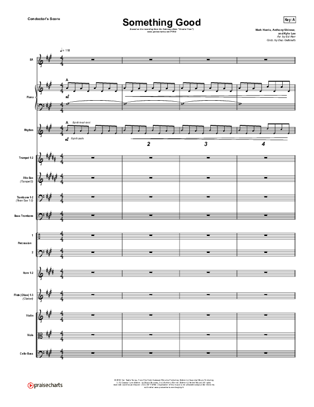 Something Good Conductor's Score (Gateway Worship)