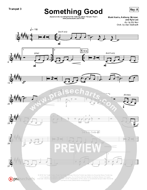 Something Good Trumpet 3 (Gateway Worship)