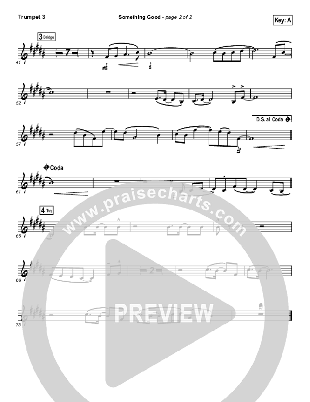 Something Good Trumpet 3 (Gateway Worship)