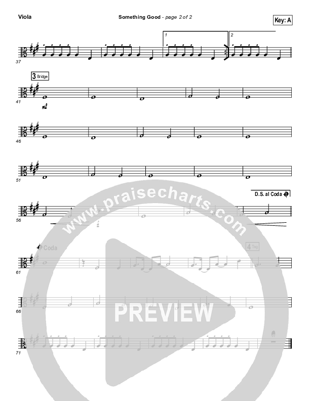 Something Good Viola (Gateway Worship)