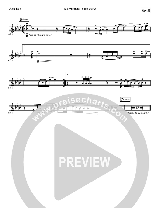 Deliverance Alto Sax (GATEWAY)