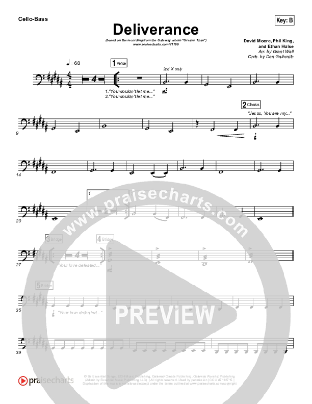 Deliverance Cello/Bass (GATEWAY)