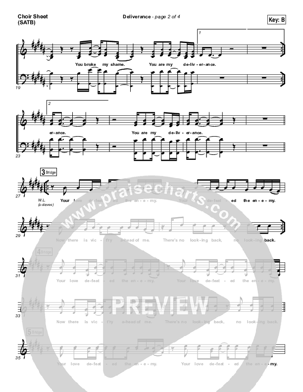 Deliverance Choir Vocals (SATB) (GATEWAY)