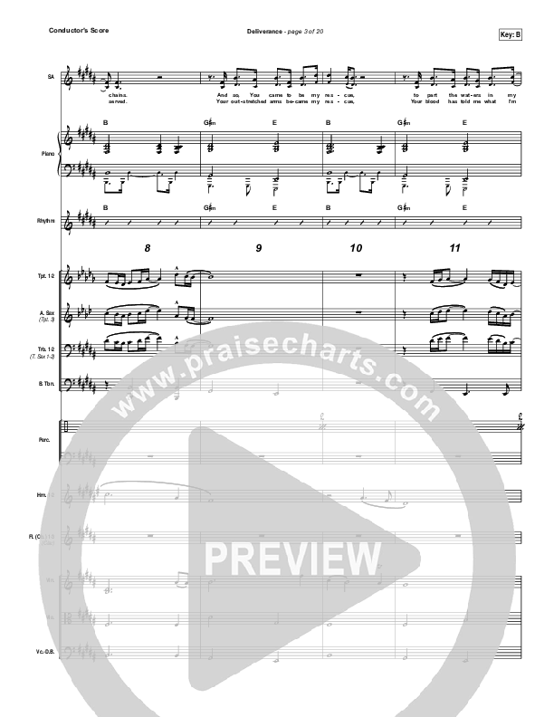 Deliverance Conductor's Score (GATEWAY)
