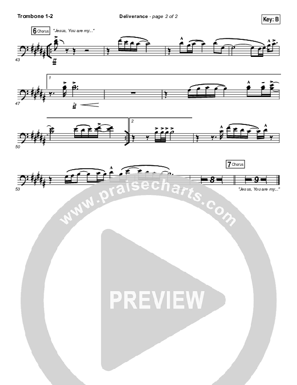 Deliverance Trombone 1/2 (GATEWAY)