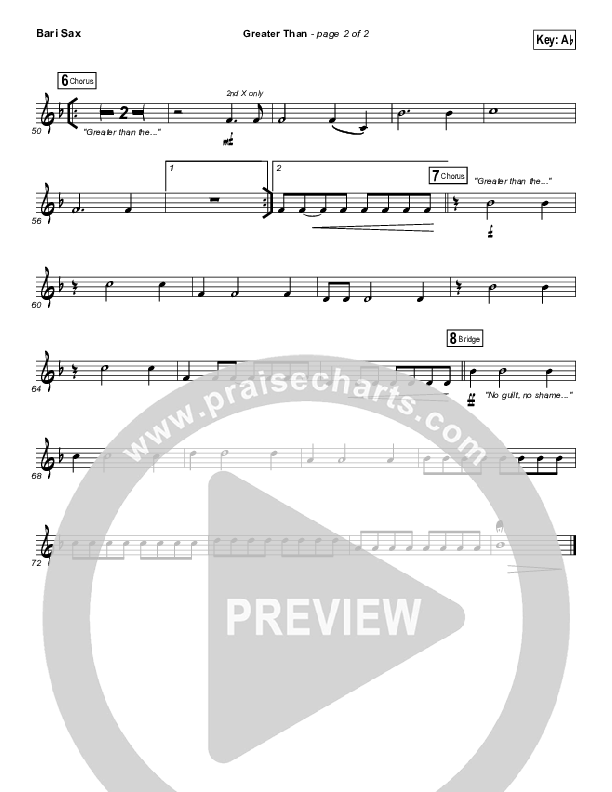 Greater Than Bari Sax (GATEWAY)