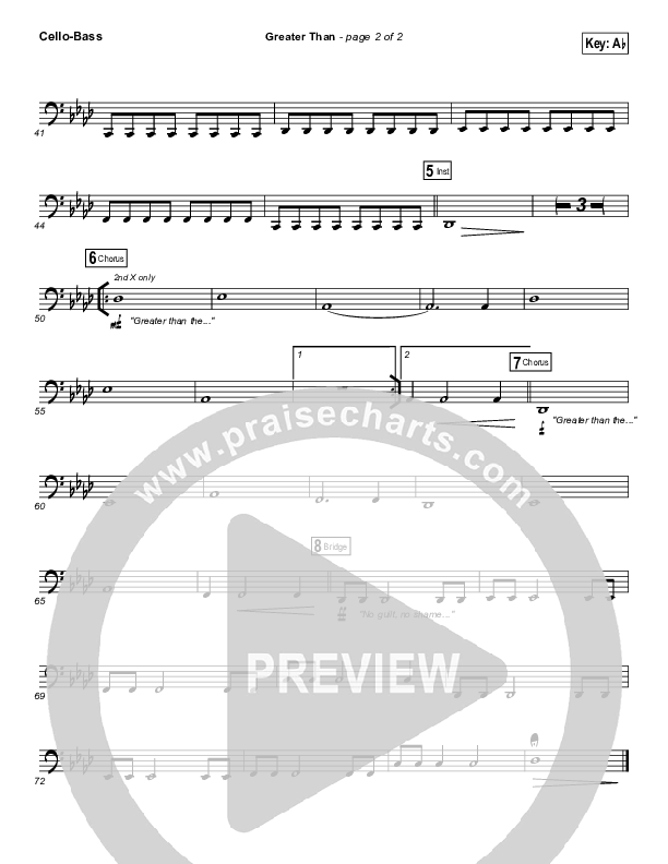 Greater Than Cello/Bass (GATEWAY)