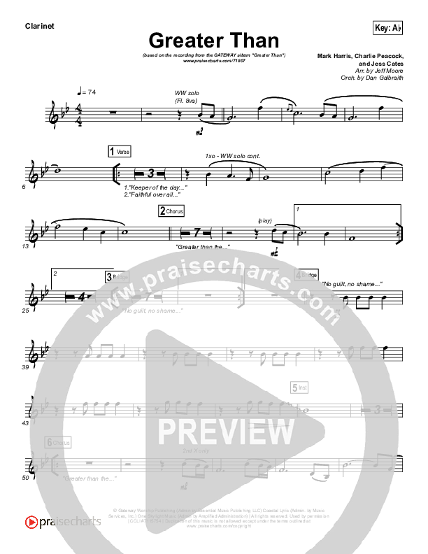 Greater Than Clarinet (GATEWAY)