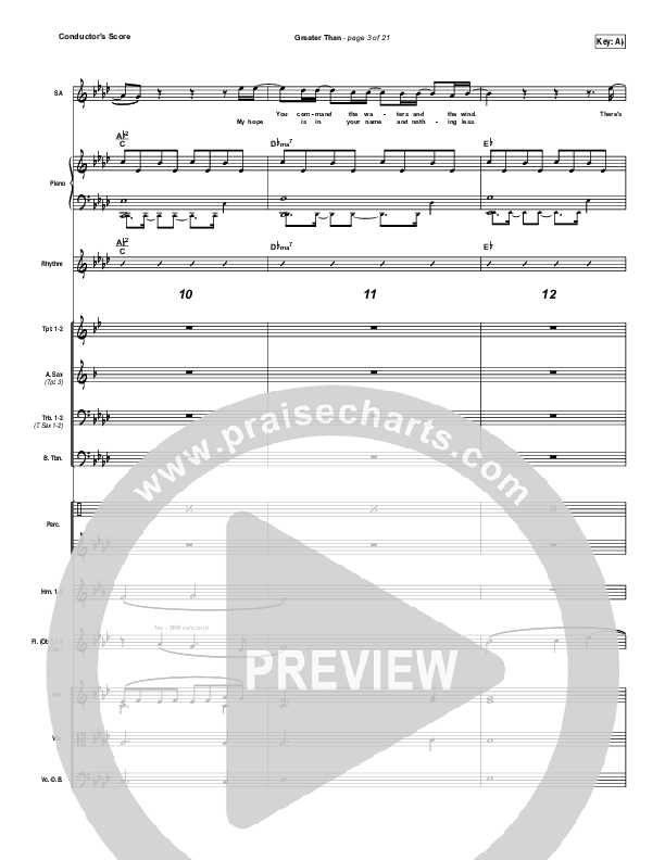 Greater Than Conductor's Score (GATEWAY)