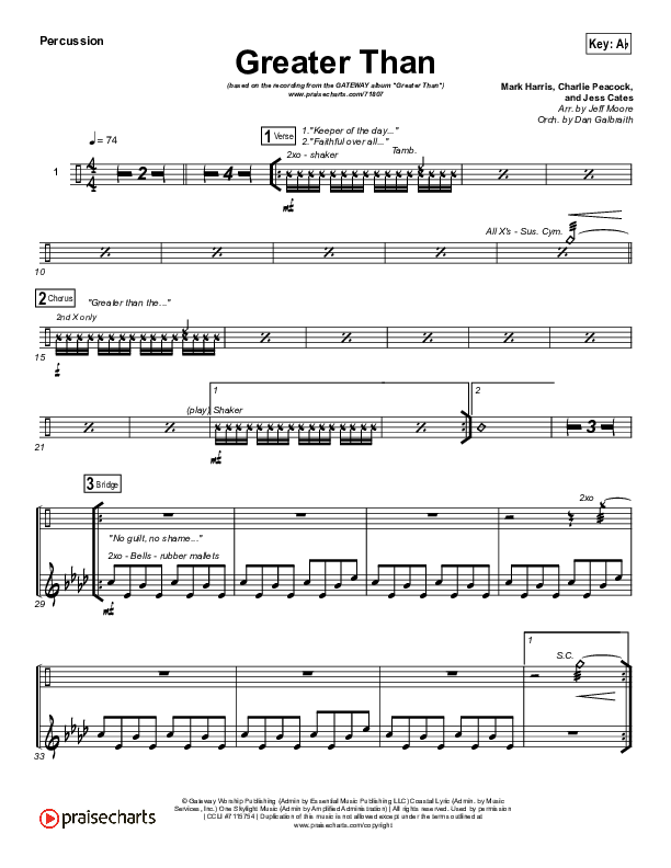 Greater Than Percussion (GATEWAY)