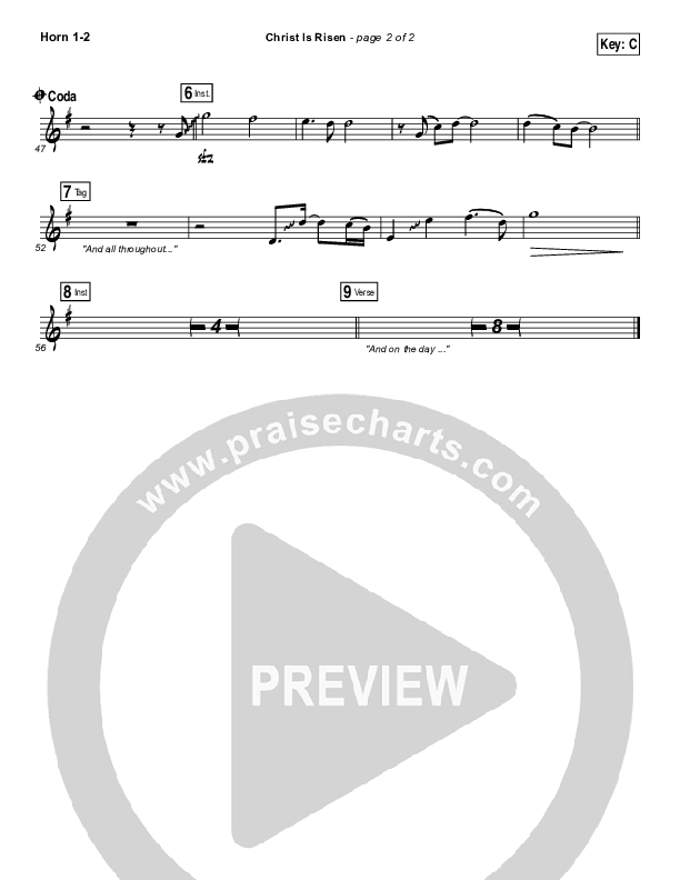 Christ Is Risen Brass Pack (Mack Brock)