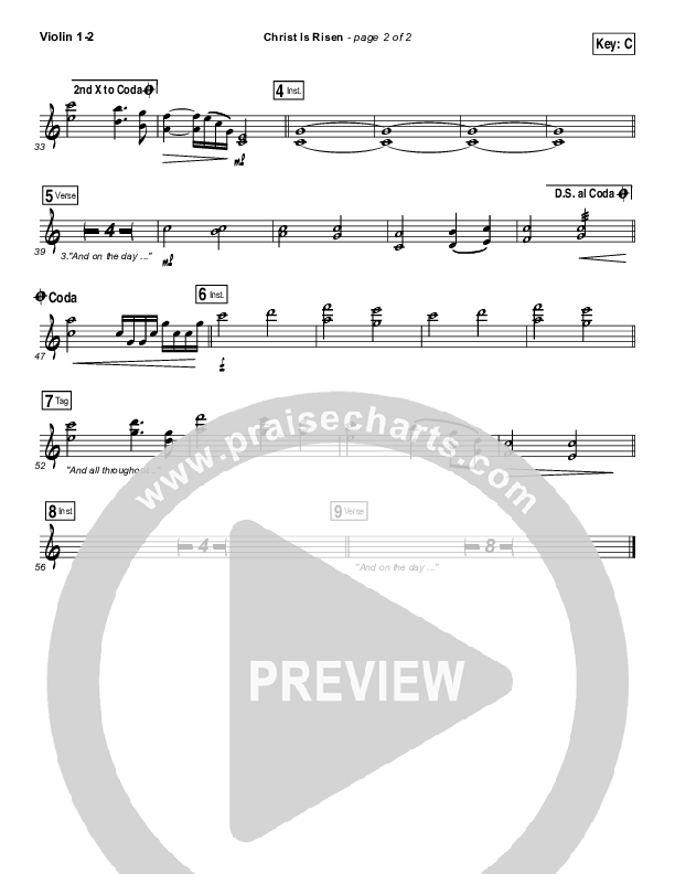 Christ Is Risen Violin 1/2 (Mack Brock)