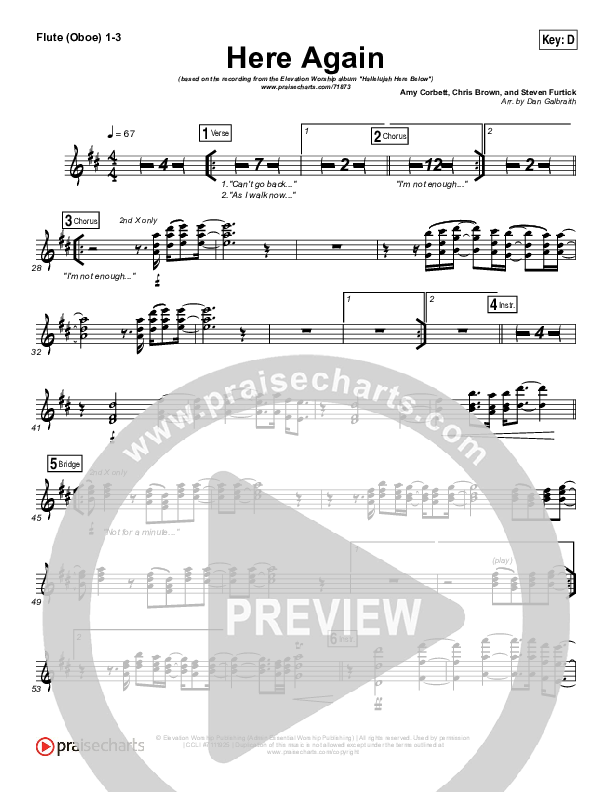 Here Again Wind Pack (Elevation Worship)