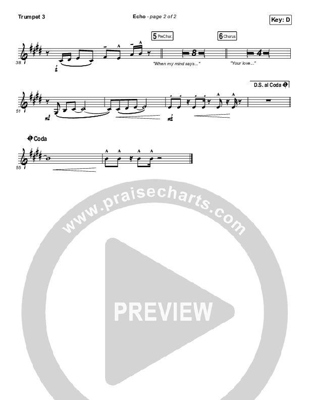 Echo Trumpet 3 (Elevation Worship / Tauren Wells)