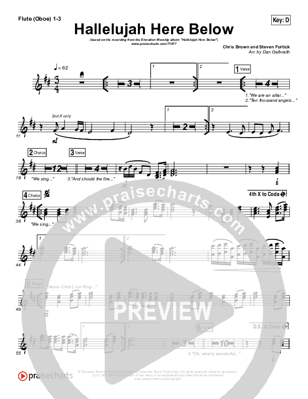 Hallelujah Here Below Wind Pack (Elevation Worship)