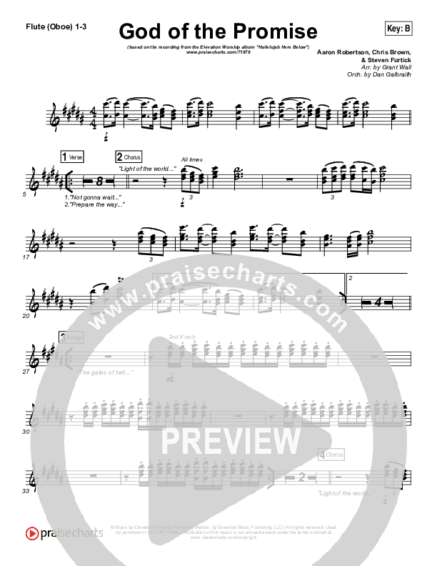 God Of The Promise Wind Pack (Elevation Worship)