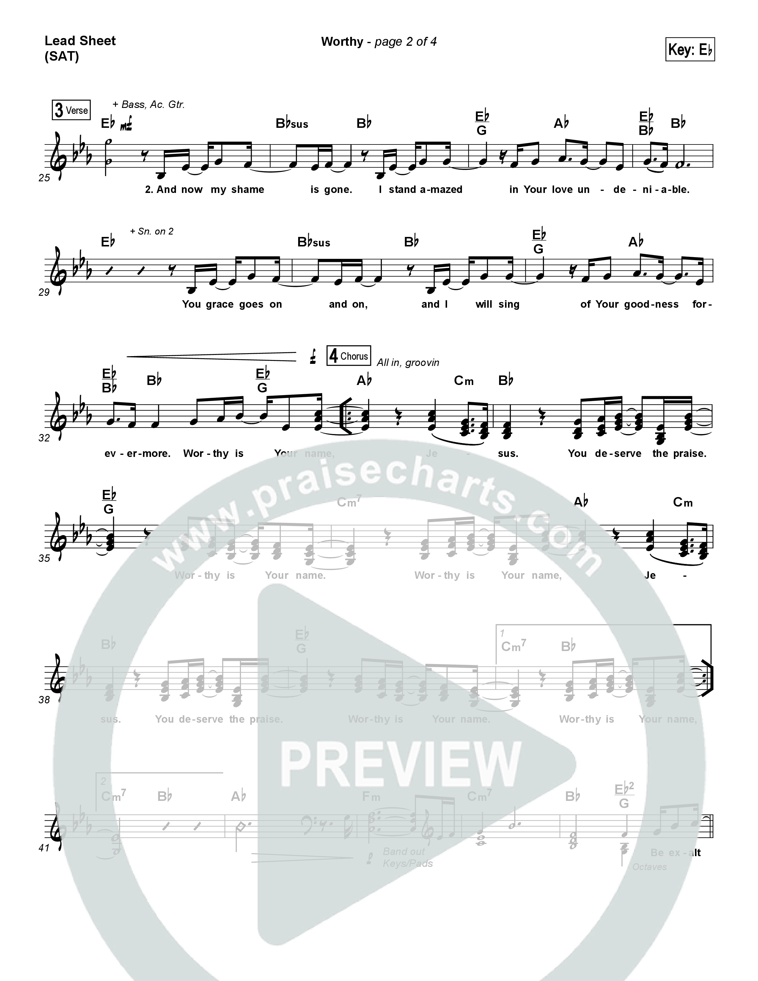 Worthy Piano/Vocal Pack (Elevation Worship)