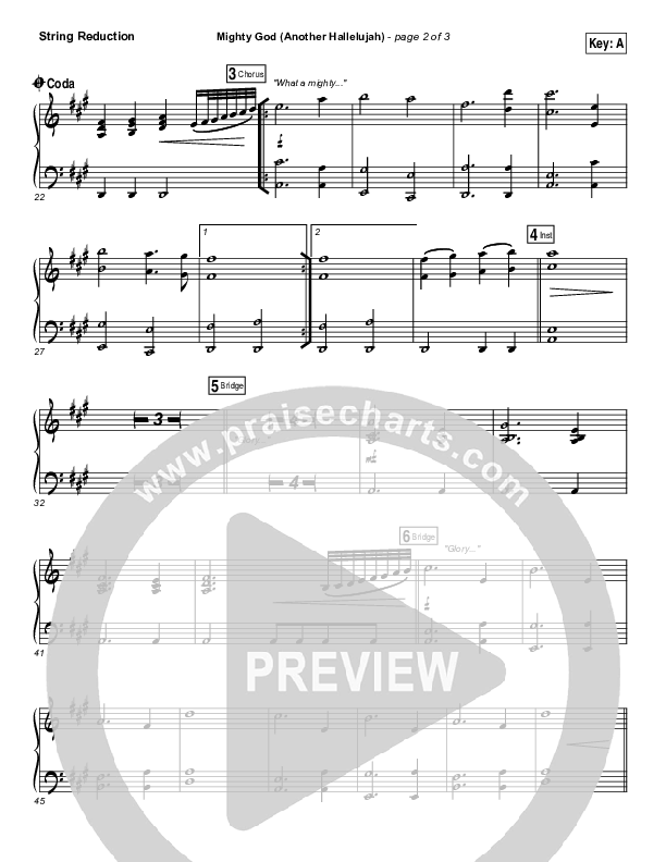 Mighty God (Another Hallelujah) String Pack (Elevation Worship)