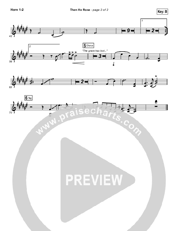 Then He Rose Brass Pack (Elevation Worship)