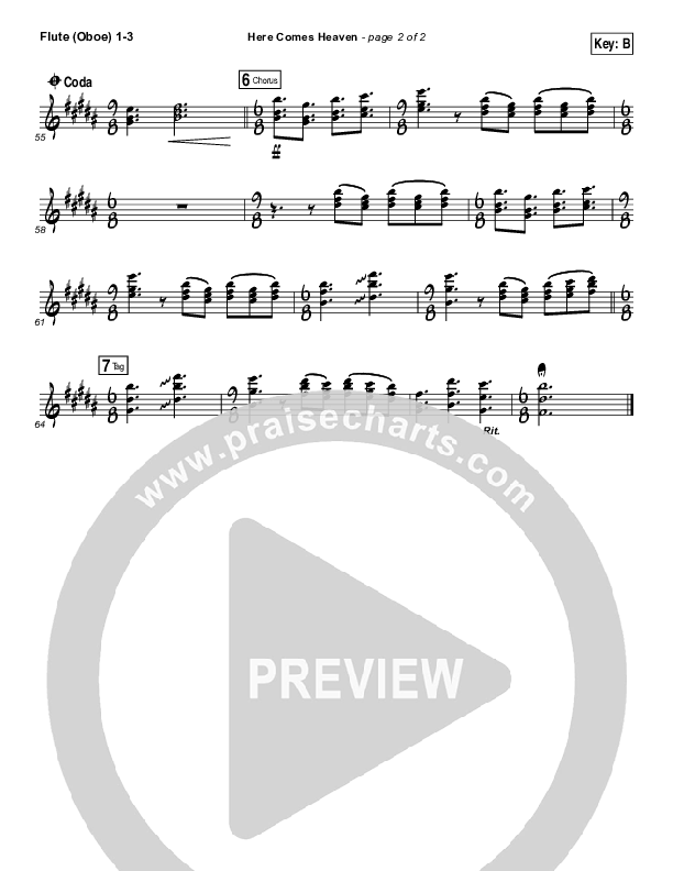 Here Comes Heaven Wind Pack (Elevation Worship)