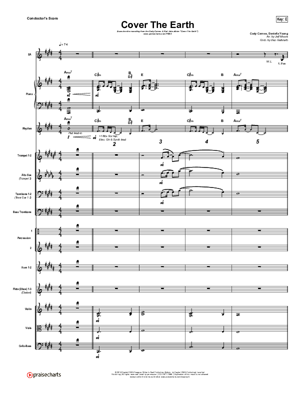 Cover The Earth Orchestration (Cody Carnes / Kari Jobe)