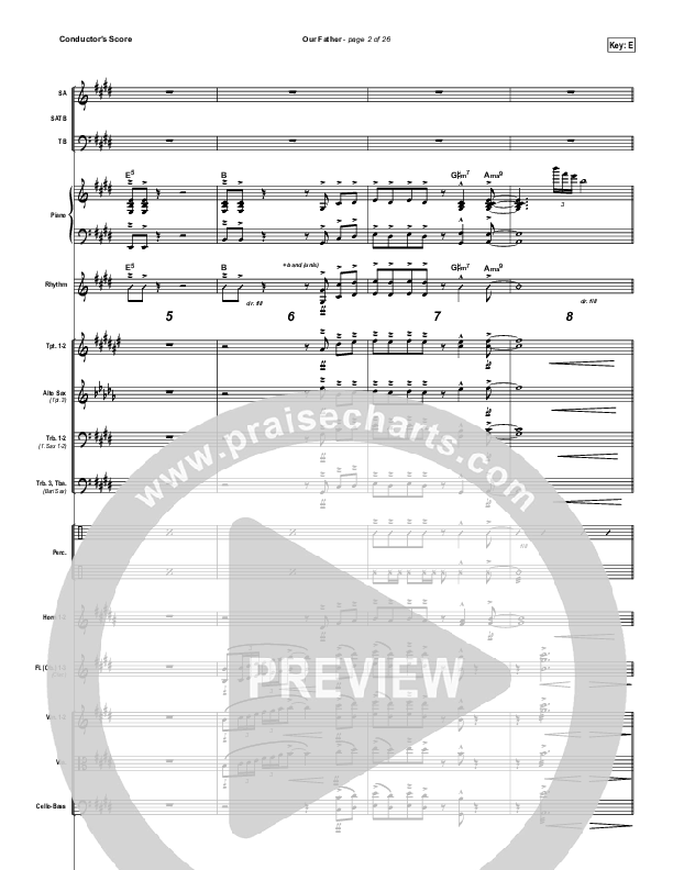 Our Father Conductor's Score (BJ Putnam)