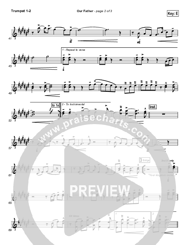 Our Father Trumpet 1,2 (BJ Putnam)