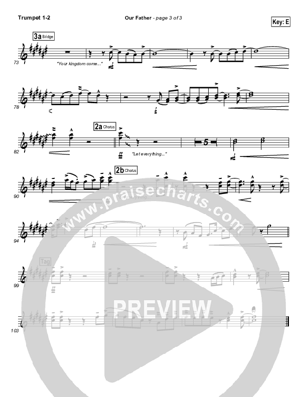 Our Father Trumpet 1,2 (BJ Putnam)