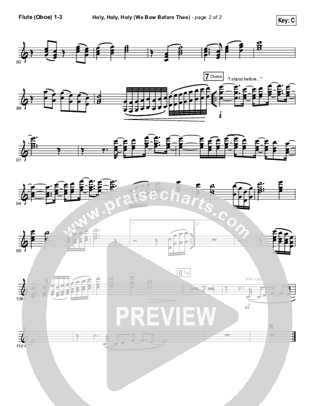 Holy Holy Holy (We Bow Before Thee) Wind Pack (Shane & Shane / The Worship Initiative)