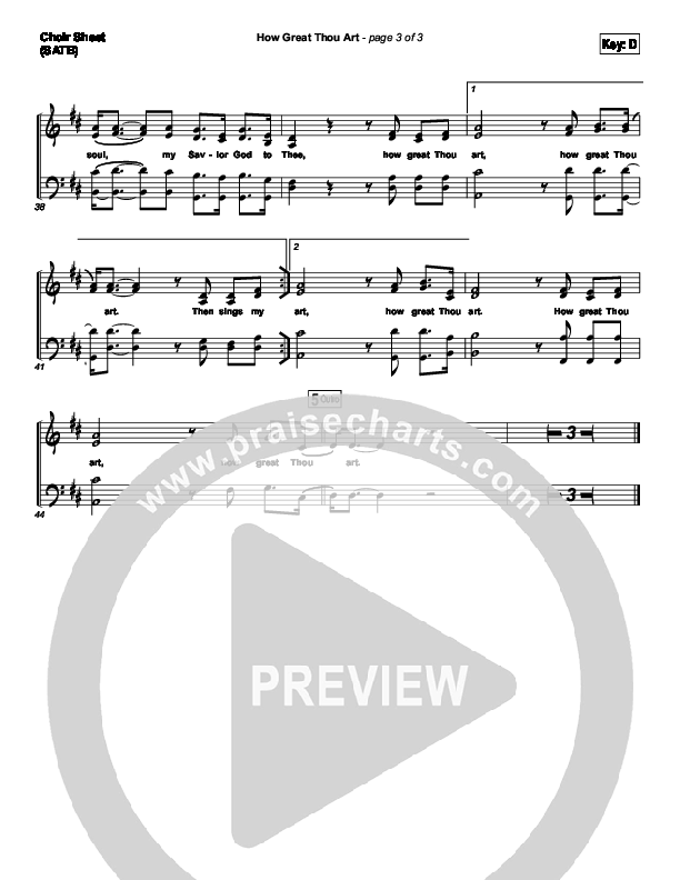 How Great Thou Art Choir Vocals (SATB) (Shane & Shane / The Worship Initiative)