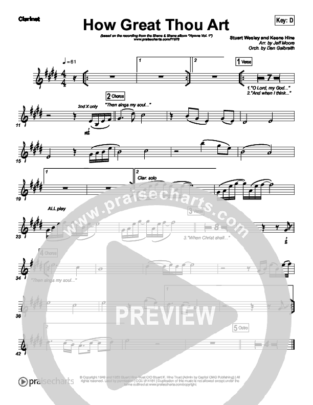 How Great Thou Art Wind Pack (Shane & Shane / The Worship Initiative)