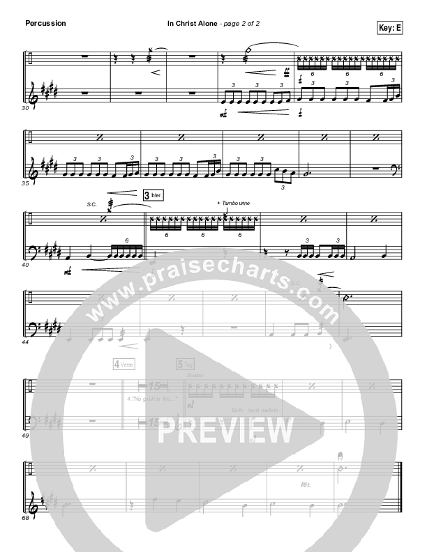 In Christ Alone Percussion (Shane & Shane / The Worship Initiative)