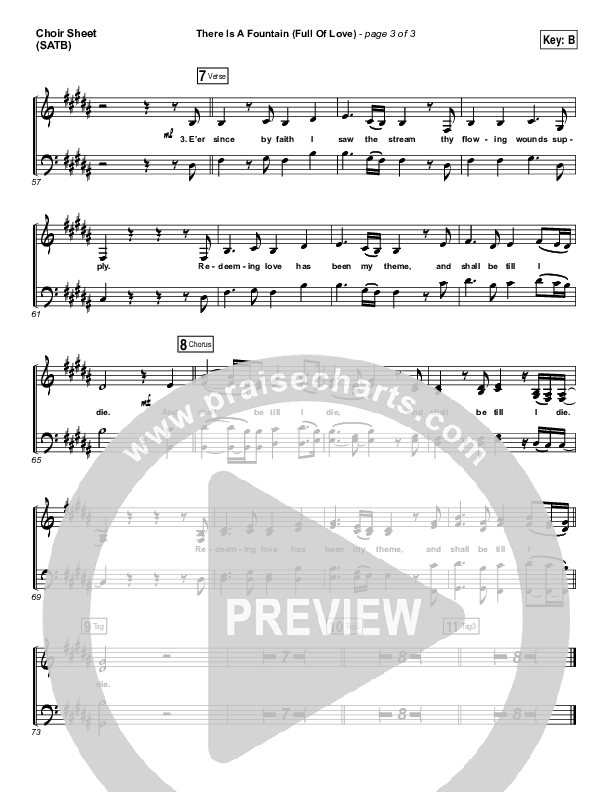 There Is A Fountain (Full Of Love) Choir Vocals (SATB) (Shane & Shane / The Worship Initiative)