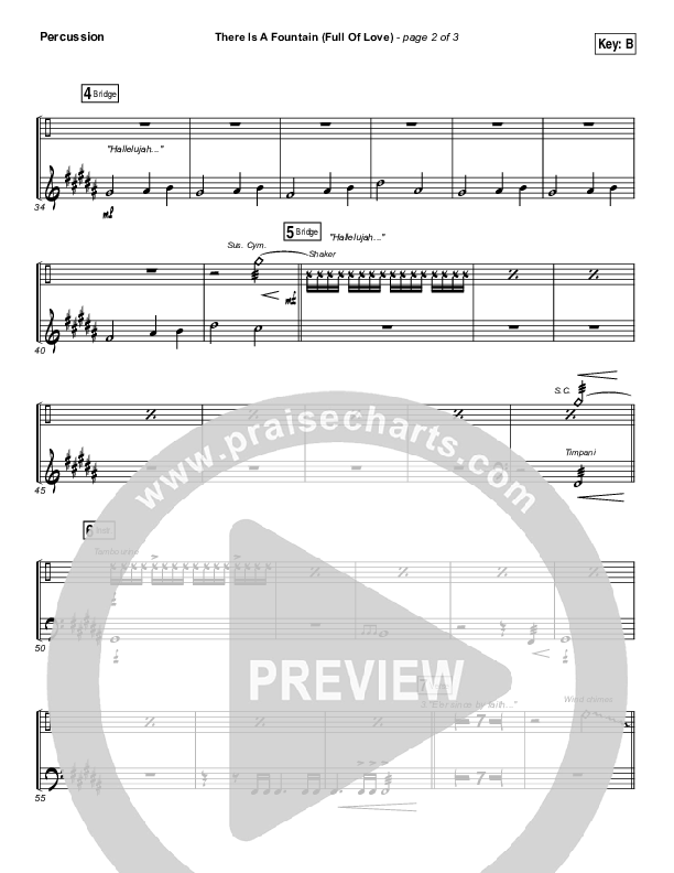 There Is A Fountain (Full Of Love) Percussion (Shane & Shane / The Worship Initiative)