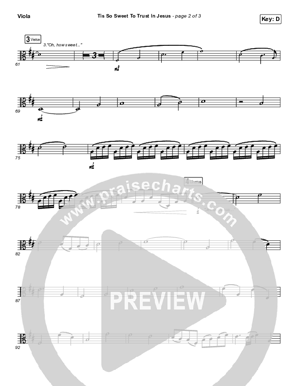 Tis So Sweet To Trust In Jesus Viola (Shane & Shane / The Worship Initiative)