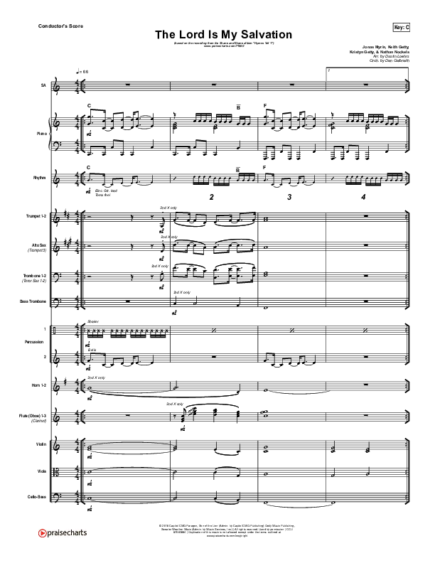 The Lord Is My Salvation Orchestration (Shane & Shane / The Worship Initiative)