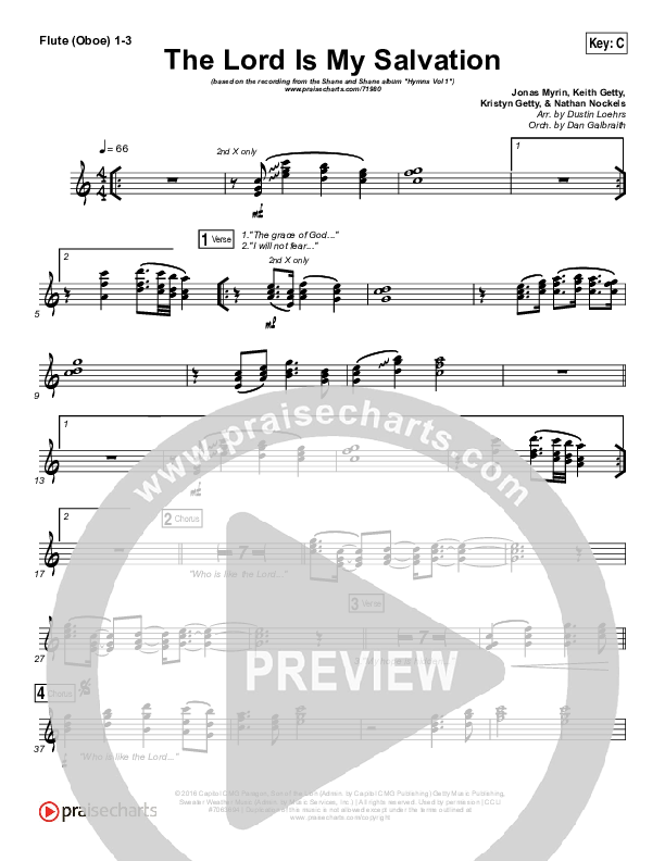 The Lord Is My Salvation Wind Pack (Shane & Shane / The Worship Initiative)