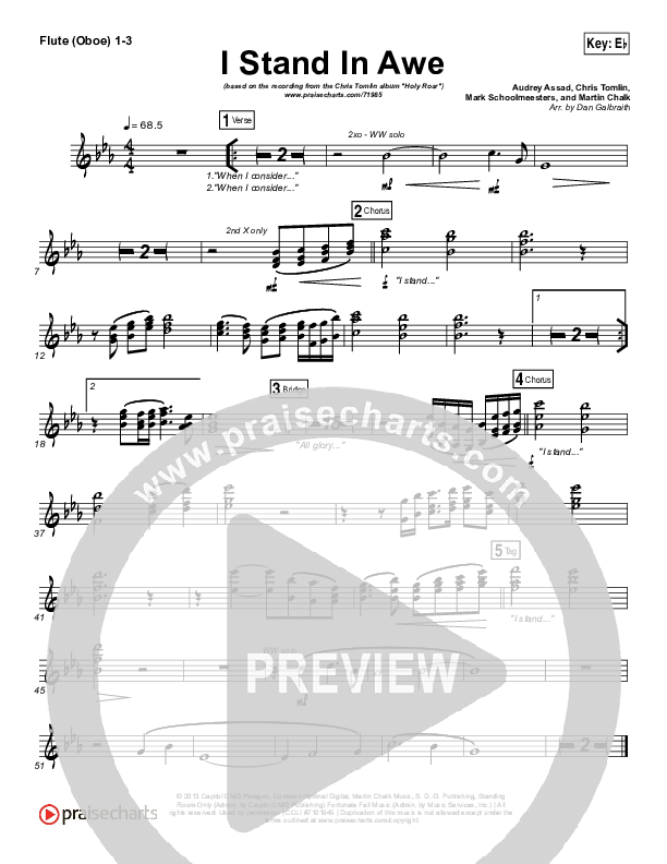 I Stand In Awe Wind Pack (Chris Tomlin / Nicole Serrano)