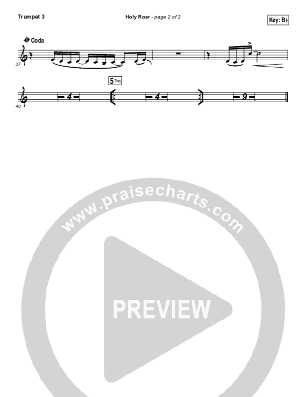 Holy Roar Trumpet 3 (Chris Tomlin)