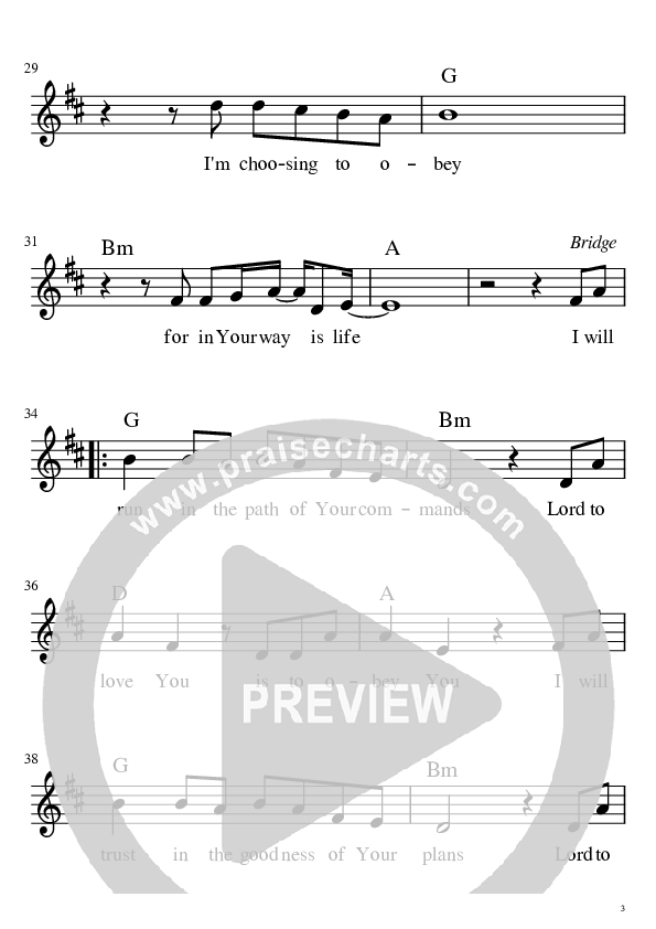 Your Ways Lead Sheet (HT Worship)